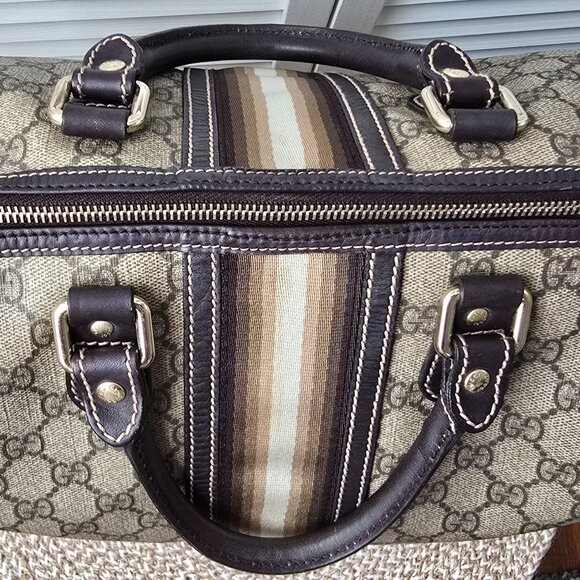 Gucci GG Web Joy Boston Bag Medium - Authentic ✨ - Picture 10 of 14